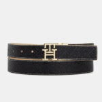 Γυναικεία Ζώνη Διπλής Όψης Tommy Hilfiger 3.0cm AW0AW18256-0GY Μπλε/Μπεζ