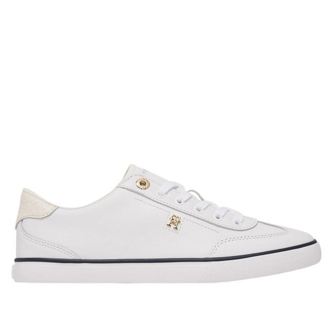 Γυναικεία Δερμάτινα Sneakers Tommy Hilfiger FW0FW09104-YBS Λευκά Γυναικεία Δερμάτινα Sneakers Tommy Hilfiger FW0FW09104-YBS Λευκά