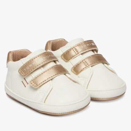 Παιδικά Sneakers Αγκαλιάς Tommy Hilfiger T0A9-34221-1582A708 Off White/Nude