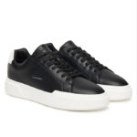 Ανδρικά Δερμάτινα Sneakers Calvin Klein YM0YM01344-06W Μαύρα