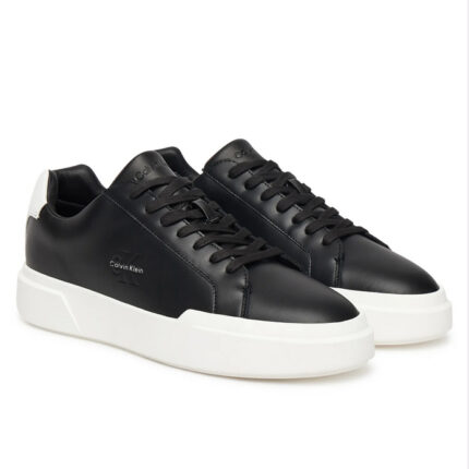 Ανδρικά Δερμάτινα Sneakers Calvin Klein YM0YM01344-06W Μαύρα