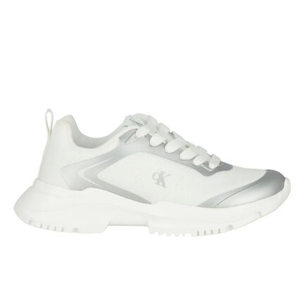 Unisex Εφηβικά Sneakers Calvin Klein V3A9-83233-1844AX059 Λευκά Ασημί (35-40)