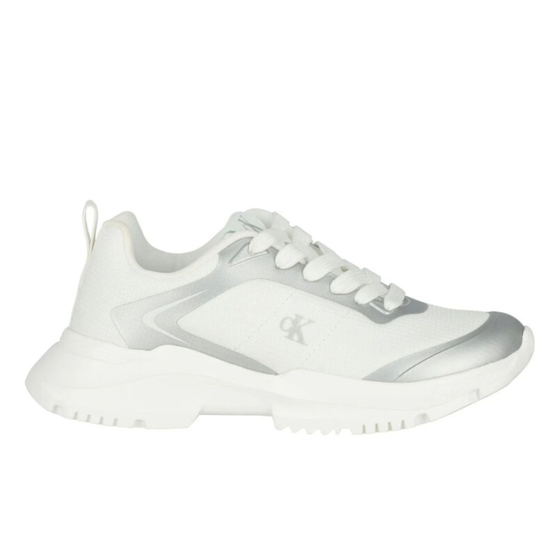 Unisex Εφηβικά Sneakers Calvin Klein V3A9-83233-1844AX059 Λευκά Ασημί (35-40)