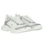 Unisex Εφηβικά Sneakers Calvin Klein V3A9-83233-1844AX059 Λευκά Ασημί (35-40)