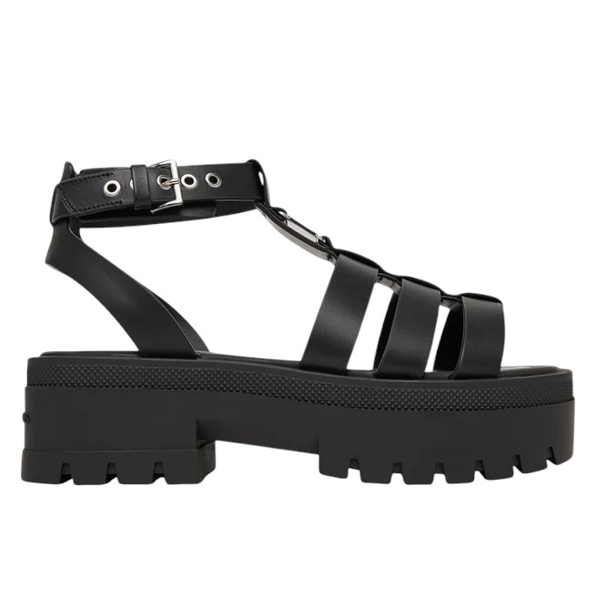 Γυναικεία Δερμάτινα Σανδάλια Tommy Hilfiger EN0EN02943-BDS Μαύρα Γυναικεία Δερμάτινα Σανδάλια Tommy Hilfiger EN0EN02943-BDS Μαύρα