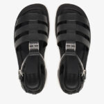 Γυναικεία Δερμάτινα Σανδάλια Tommy Hilfiger EN0EN02943-BDS Μαύρα