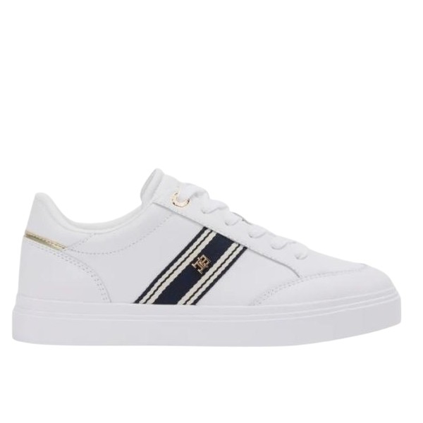 Γυναικεία Δερμάτινα Sneakers Tommy Hilfiger FW0FW09354-YBS Λευκά Γυναικεία Δερμάτινα Sneakers Tommy Hilfiger FW0FW09354-YBS Λευκά