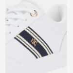 Γυναικεία Δερμάτινα Sneakers Tommy Hilfiger FW0FW09354-YBS Λευκά