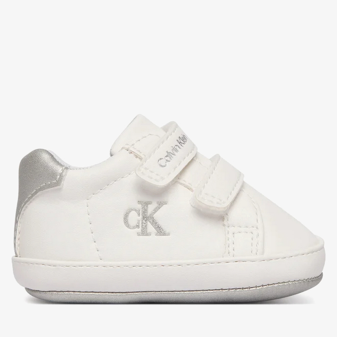 Βρεφικά Παπούτσια Αγκαλιάς Calvin Klein Κορίτσι V0A9-83201-1582X025 Λευκά Βρεφικά Παπούτσια Αγκαλιάς Calvin Klein Κορίτσι V0A9-83201-1582X025 Λευκά