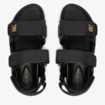 Γυναικεία Δερμάτινα Σανδάλια Tommy Hilfiger Platform FW0FW09119-BDS Μαύρα