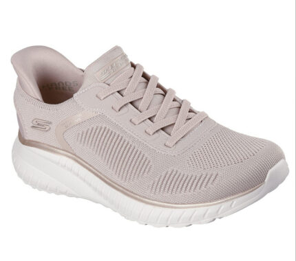 Γυναικεία Ανατομικά Sneakers Skechers Bobs Squad 117497/NTGD Μπεζ