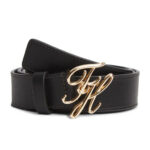 Γυναικεία Ζώνη Tommy Hilfiger 3.0cm AW0AW18568-BDS Μαύρη