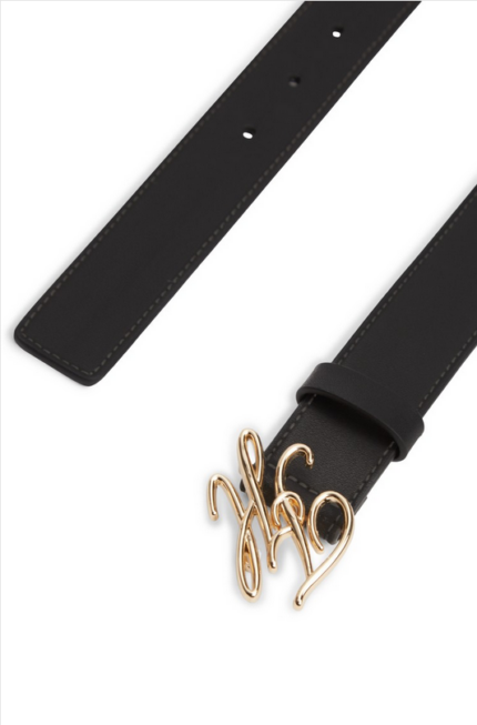 Γυναικεία Ζώνη Tommy Hilfiger 3.0cm AW0AW18568-BDS Μαύρη
