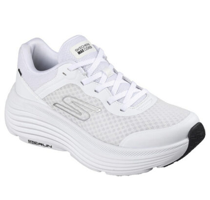 Γυναικεία Ανατομικά Sneakers Skechers Max Cushioning 129470/WBK Λευκά
