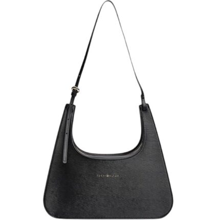 Γυναικεία Τσάντα Ώμου Tommy Hilfiger AW0AW18620-BDS Μαύρη
