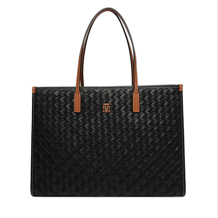 Γυναικεία Τσάντα Ώμου Tommy Hilfiger AW0AW18394-0GJ Μαύρη Γυναικεία Τσάντα Ώμου Tommy Hilfiger AW0AW18394-0GJ Μαύρη