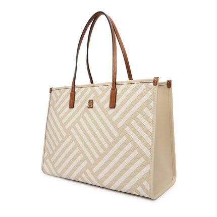 Γυναικεία Τσάντα Ώμου Tommy Hilfiger AW0AW18394-0F4 Μπεζ