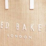 Γυναικεία Τσάντα Ώμου Ted Baker Pallmer Raffia Large Icon 284036-Ivory