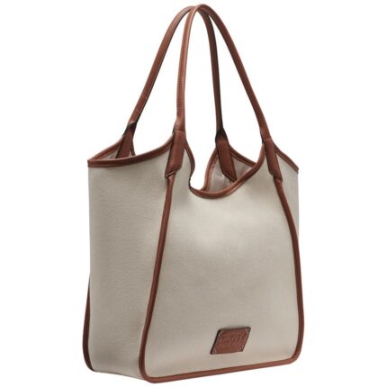 Γυναικεία Τσάντα Ώμου DKNY Mari Tote R61AYP82-AR9 Natural/Saddle