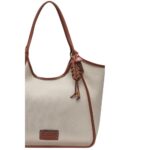 Γυναικεία Τσάντα Ώμου DKNY Mari Tote R61AYP82-AR9 Natural/Saddle