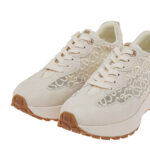 Γυναικεία Sneakers Renato Garini 418-52RG27 Μπεζ Καστόρι Δαντέλα W119R41833X