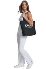 Γυναικεία Τσάντα Ώμου DKNY Izzy Tote R53AGN37-BLACK Μαύρη