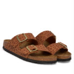 Γυναικεία Ανατομικά Σανδάλια Birkenstock Arizona Bs 1031926 Leo Pecan Narrow Fit