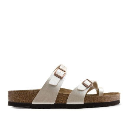 Γυναικείες Ανατομικές Παντόφλες Birkenstock Mayari Stone 0071661 Pearl White Regular Fit