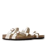Γυναικείες Ανατομικές Παντόφλες Birkenstock Mayari Stone 0071661 Pearl White Regular Fit