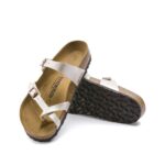 Γυναικείες Ανατομικές Παντόφλες Birkenstock Mayari Stone 0071661 Pearl White Regular Fit