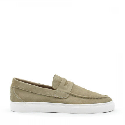 Ανδρικά Δερμάτινα Loafers s.Oliver 2177869.8112 Μπεζ Suede
