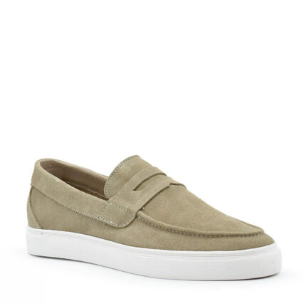 Ανδρικά Δερμάτινα Loafers s.Oliver 2177869.8112 Μπεζ Suede