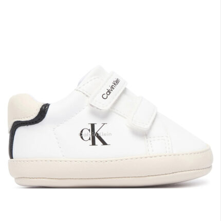 Παιδικά Παπούτσια Αγκαλίας Calvin Klein Αγόρι V0B9-83437-1582Y631 Λευκά
