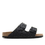 Γυναικεία Ανατομικά Σανδάλια Birkenstock Arizona Bs 1030563 Leo Black Narrow Fit