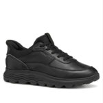 Γυναικεία Ανατομικά Δερμάτινα Sneakers Geox Spherica D567MB 00085 C9999 Μαύρα