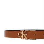 Γυναικεία Ζώνη Διπλής Όψης Calvin Klein LV04F7044G-XM8 Ταμπά/Καφέ