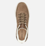 Γυναικεία Ανατομικά Δερμάτινα Sneakers Geox Spherica D657MA-022NF-C6029 Taupe
