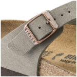 Γυναικείες Ανατομικές Παντόφλες Birkenstock Gizeh Birko-Flor Stone Nubuck 0043391 Regular Fit