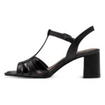 Γυναικεία Ανατομικά Δερμάτινα Πέδιλα Tamaris Comfort 8-88320-42 098 Μαύρα