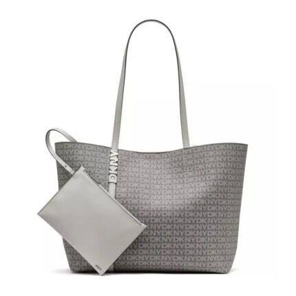 Γυναικεία Τσάντα Χειρός DKNY Avril Tote R52A5G54-MMW Γκρι Logo