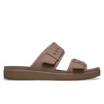 Γυναικείες Ανατομικές Παντόφλες Crocs Brooklyn Buckle Low 211215-2Q9 Latte