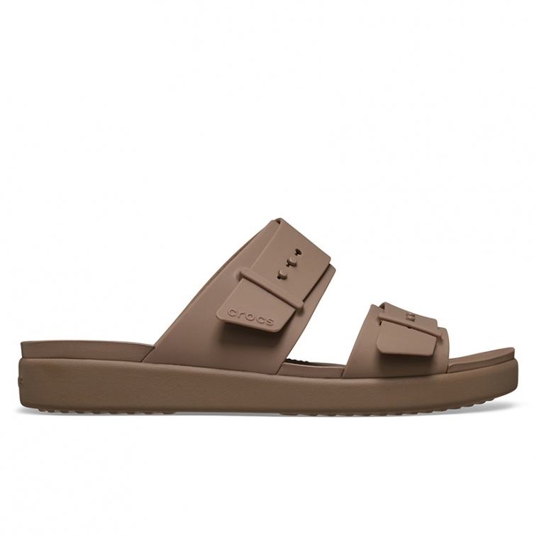 Γυναικείες Ανατομικές Παντόφλες Crocs Brooklyn Buckle Low 211215-2Q9 Latte Γυναικείες Ανατομικές Παντόφλες Crocs Brooklyn Buckle Low 211215-2Q9 Latte