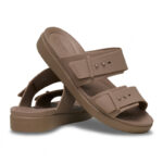 Γυναικείες Ανατομικές Παντόφλες Crocs Brooklyn Buckle Low 211215-2Q9 Latte