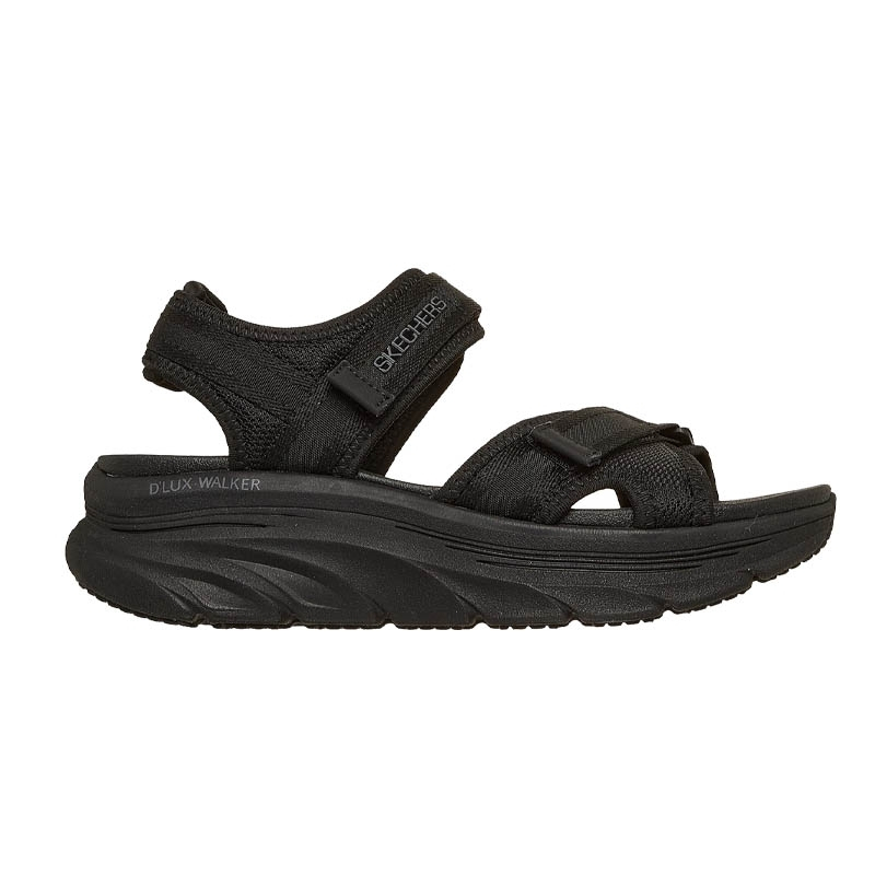 Γυναικεία Ανατομικά Πέδιλα Skechers D'lux Walker 163585_BBK Μαύρα Γυναικεία Ανατομικά Πέδιλα Skechers D'lux Walker 163585_BBK Μαύρα