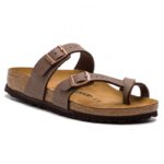Γυναικείες Ανατομικές Παντόφλες Birkenstock Mayari Mocca Birko-Flor Nubuck 0071061 Regular Fit