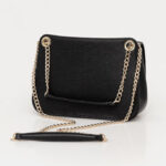 Γυναικεία Δερμάτινη Τσάντα 'Ωμου DKNY Bryant R5333M02-BGD Μαύρη