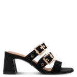 Γυναικεία Ανατομικά Δερμάτινα Mules Tamaris 1-27222-46 001 Μαύρο