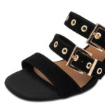 Γυναικεία Ανατομικά Δερμάτινα Mules Tamaris 1-27222-46 001 Μαύρο