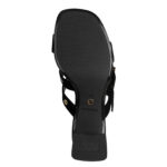 Γυναικεία Ανατομικά Δερμάτινα Mules Tamaris 1-27222-46 001 Μαύρο
