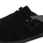 Γυναικεία Ανατομικά Δερμάτινα Mules Tamaris Comfort 8-87601-46 001 Μαύρο